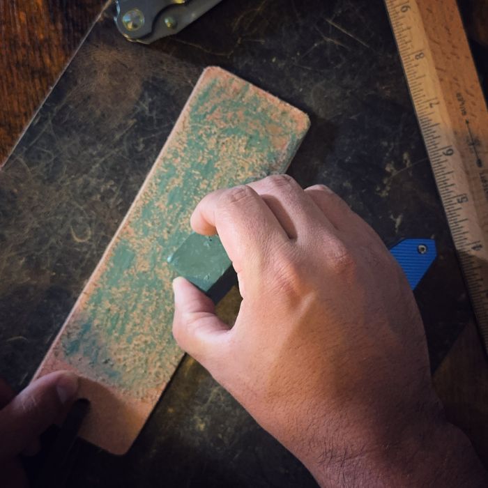 Leather Strop & Compound for Knives