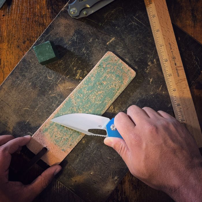 Leather Strop & Compound for Knives