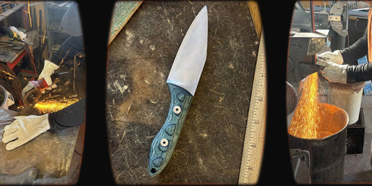 Learning how to make knives with a Forged in Fire Champion