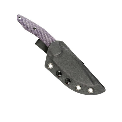 Apophis Fixed Blade - Purple Micarta - S35VN Stone Wash
