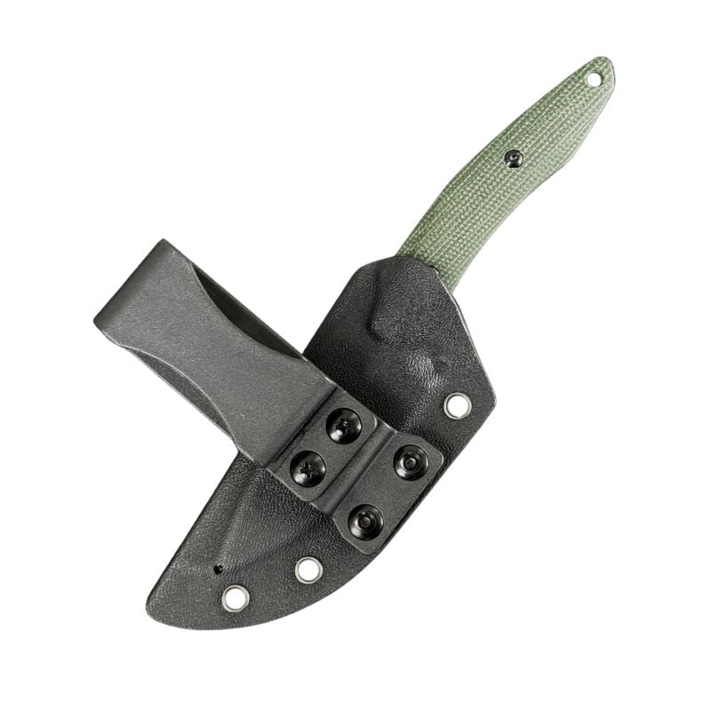 Apophis Fixed Blade - Green Micarta - 14C28N Stone Wash
