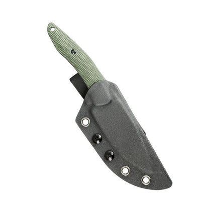 Apophis Fixed Blade - Green Micarta - 14C28N Stone Wash