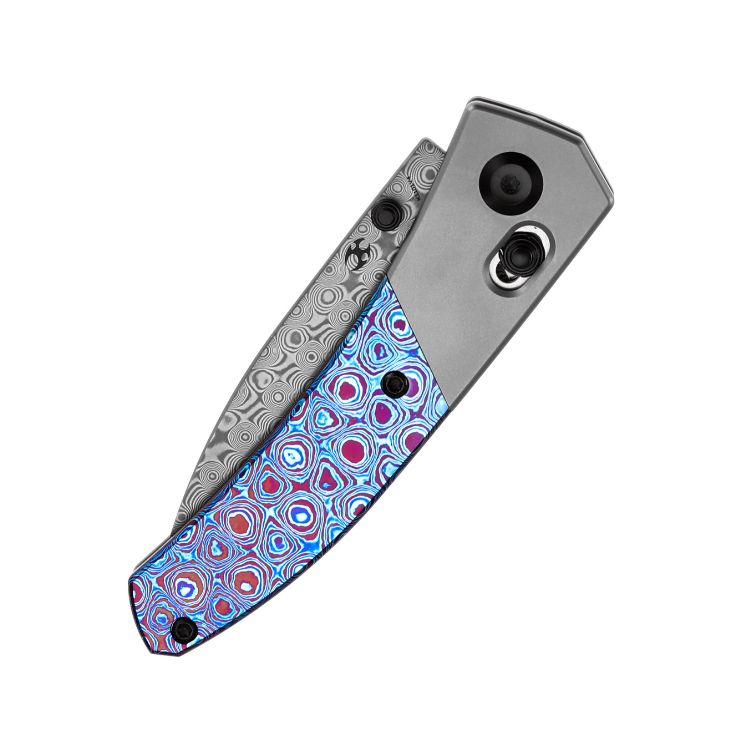 Kansept Dako - Damascus Blade - Titanium - Timascus