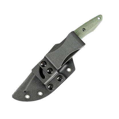 Apophis Fixed Blade - Green Micarta - 14C28N Stone Wash