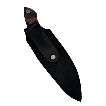 Orbital Knives Halo in Custom Leather Sheath 